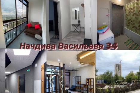 Двухкомнатная квартира в аренду посуточно в Екатеринбурге по адресу улица Начдива Васильева, 34, подъезд 2
