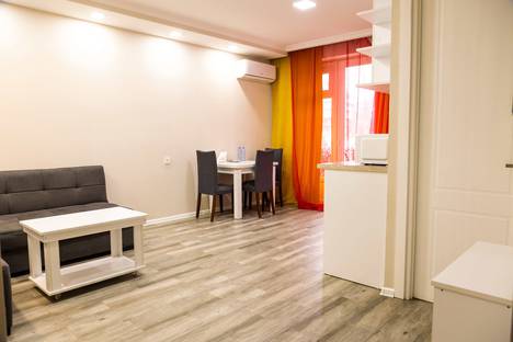 Двухкомнатная квартира в аренду посуточно в Тбилиси по адресу ул. Сулхана Цинцадзе, 79, метро Медикал Юниверсити