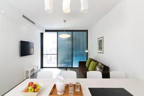 Двухкомнатная квартира в аренду посуточно в Тель-Авиве по адресу Элиейзер Бен Еуда, 174