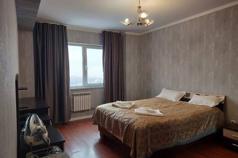 Двухкомнатная квартира в аренду посуточно в Алматы по адресу ул. Абиша Кекилбайулы, 264блок7