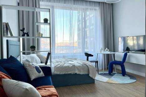 Однокомнатная квартира в аренду посуточно в Москве по адресу Южный административный округ, Донской р-н , жилой комплекс Новоданиловская 8, к3