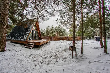 Дом в Пензенской области, Пензенская область, Бессоновский р-н , п. Подлесный, коттеджный п. Лесное Озеро, Озёрная ул., 81