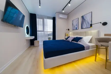 1-комнатная квартира в Сочи, мкр. Бытха, Ясногорская ул., 16/6к4