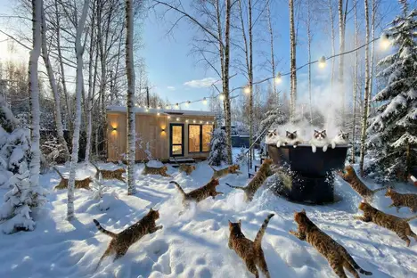 Дом в Московской области, г.о. Клин, тер. ДНП Радости Парк 1, 283