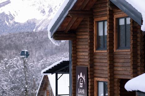 Дом в Большом Сочи, Большой Сочи, Горнолыжный курорт Роза х., велопешеходная тропа Озёрный траверс, 40