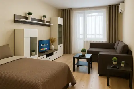 1-комнатная квартира в Казани, ул. Алексея Козина, 3А