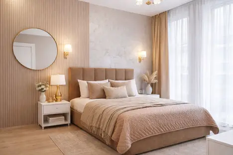 1-комнатная квартира в Калининградской области, Калининградская область, Светлогорский г.о., п. Лесное, Дюнная ул., 21к1