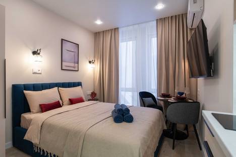 Однокомнатная квартира в аренду посуточно в Москве по адресу Новоостаповская ул., 20