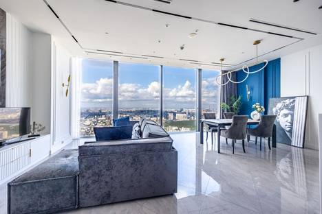 Двухкомнатная квартира в аренду посуточно в Москве по адресу 1-й Красногвардейский пр-д, 22с2