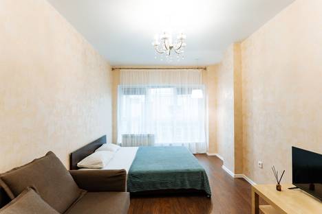 Однокомнатная квартира в аренду посуточно в Уфе по адресу ул. Октябрьской Революции, 23А