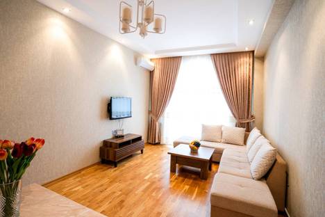 Двухкомнатная квартира в аренду посуточно в Баку по адресу Узбекистанская улица, 9, метро Кара Караев